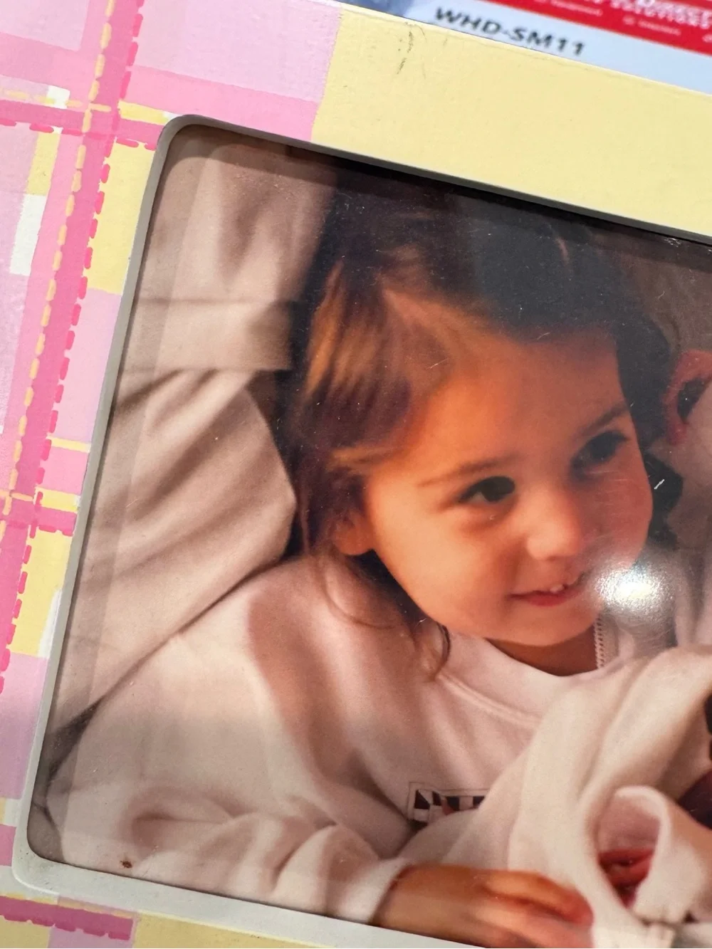 Me & My Sister Photo Frame Yellow Pink Girls Room Decor 3.5x5 photo